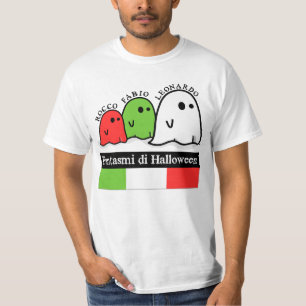 Camiseta Fantasmas italianos de Halloween, Fantasmi di Hall