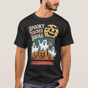 Camiseta Fantasmas y calabazas del Escuadrón de Profesores