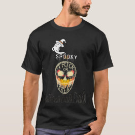 Camiseta Fantasmas y cráneo de Halloween