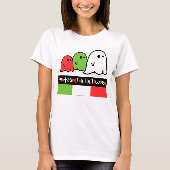 Camiseta Fantasmi di Halloween (Anverso)