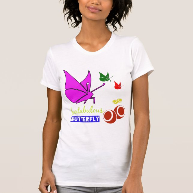 Camiseta fantástica mariposa (Anverso)