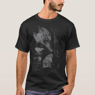 Camiseta Fantásticas bestias Niffler Poster de libros de te