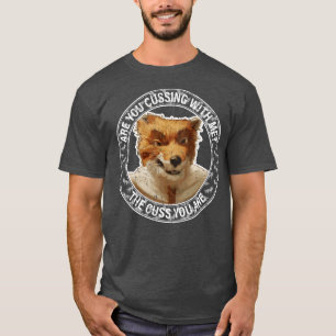 Camiseta FantasticFox Foxy Cussing Circle Weathered