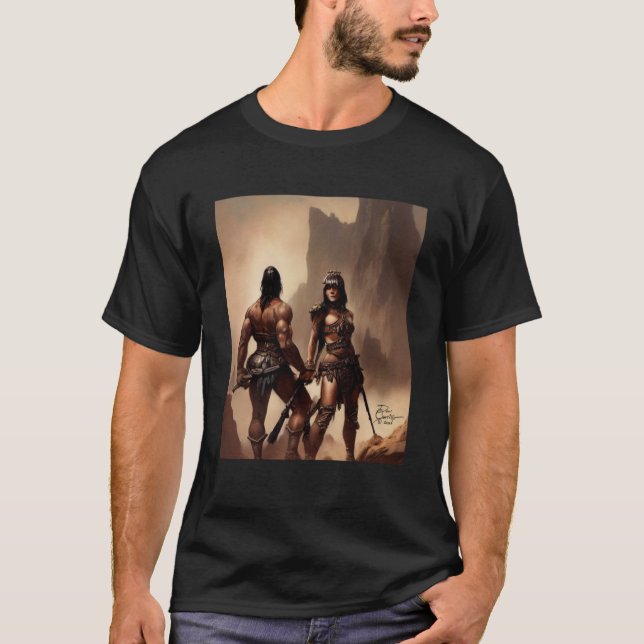 Camiseta Fantástico arte de Don Castillo la ARTE marcial (Anverso)