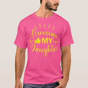 Camiseta FANTÁSTICO COMO EL Regalo del Día de Mis Hijas Mad