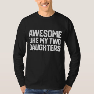 Camiseta FANTÁSTICO COMO MIS DOS HIJAS Papá Noel