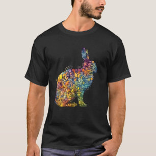 Camiseta Fantástico Conejo de Flores de Semana Santa