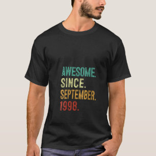 Camiseta Fantástico cumpleaños 25 mujeres desde septiembre