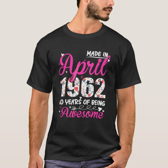 Camiseta Fantástico cumpleaños desde abril de 1962 (Anverso)