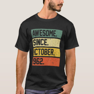 Camiseta Fantástico cumpleaños desde el 1 de octubre a los