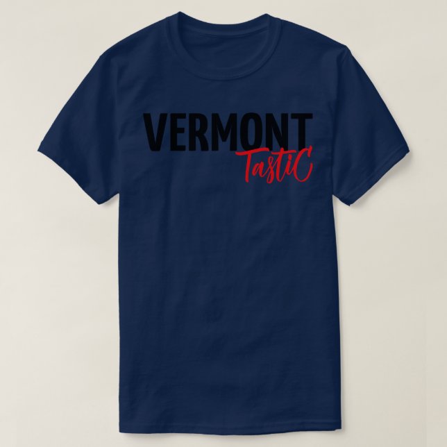 Camiseta Fantastico de Vermont Tastic (Diseño del anverso)