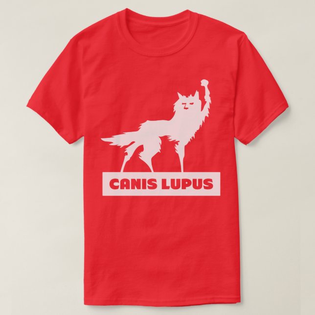 Camiseta Fantastico Fox Wolf Canis Lupus (Diseño del anverso)