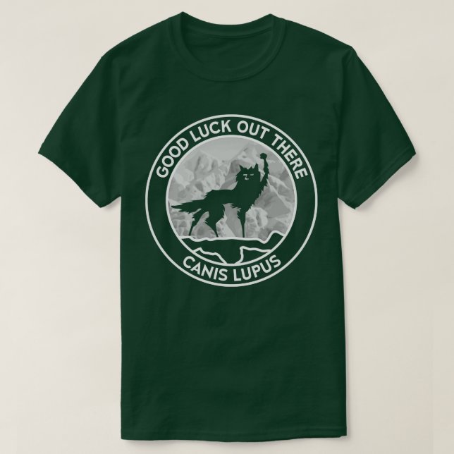 Camiseta Fantastico Fox Wolf Canis Lupus Mountain (Diseño del anverso)