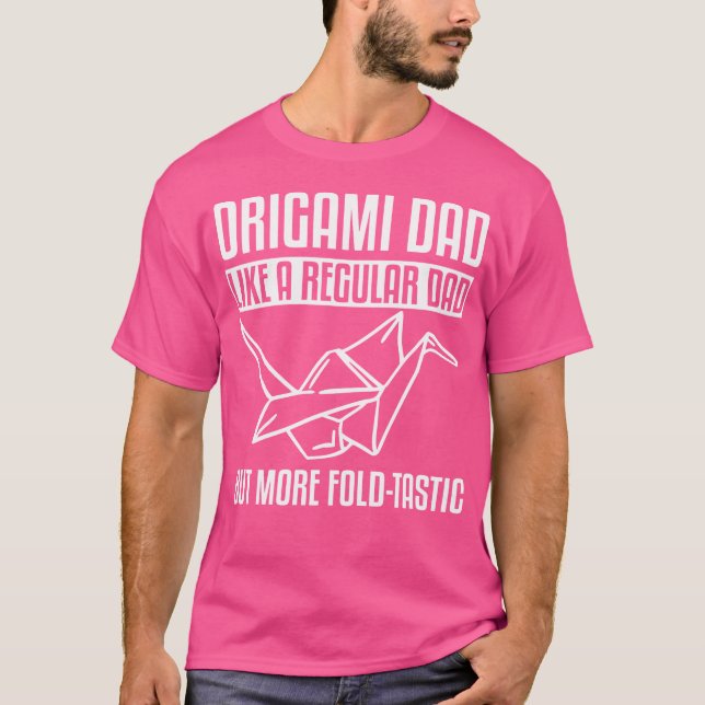 Camiseta Fantástico papá de Origami (Anverso)
