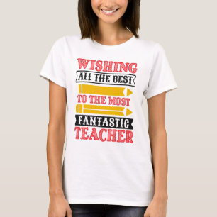 Camiseta fantástico regalo de presupuesto del profesor