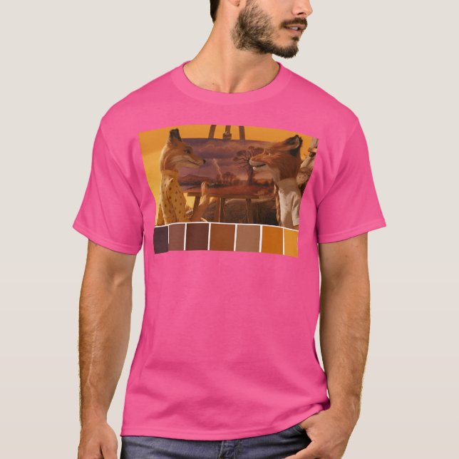 Camiseta Fantástico Sr. Fox Palette (Anverso)
