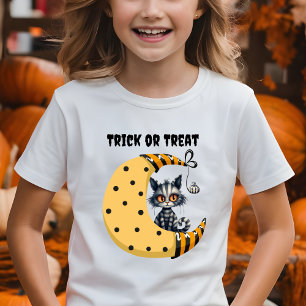 Camiseta Fantastico y lindo Ghost Kitten Trick o Trek