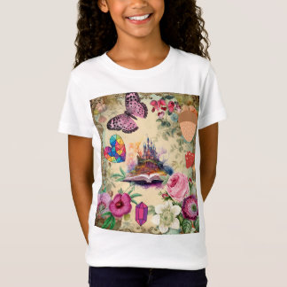 Camiseta Fantasy Castle Butterfly Fun Cuaderno Diseño