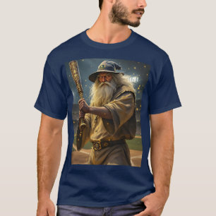 Camiseta Fantasy Cute Baseball Wizard Bat