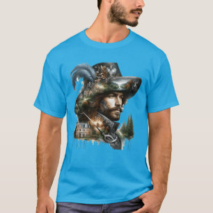 Camiseta Fantasy Cute Brave Mosquetero Francés