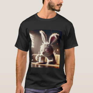 Camiseta Fantasy Cute Bunny Bebe Café
