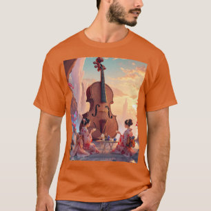 Camiseta Fantasy Cute Chicas de violín té