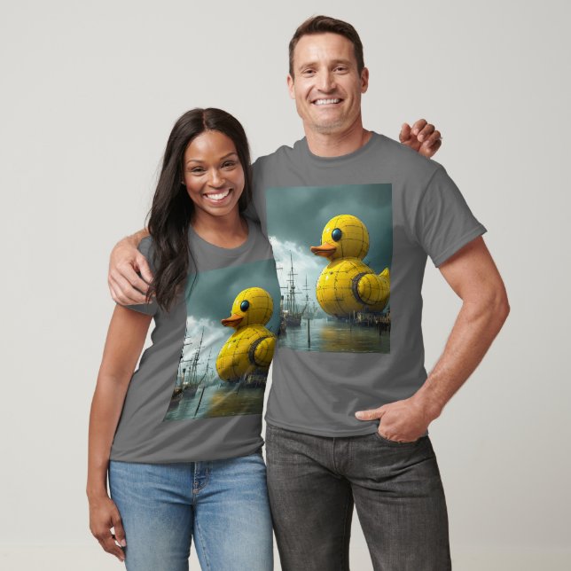 Camiseta Fantasy Cute Duck War Ship (Unisexo)