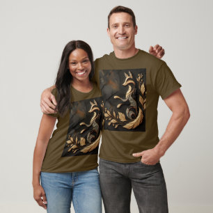 Camiseta Fantasy Cute Elegant Fox Drawing
