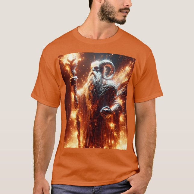 Camiseta Fantasy Cute Fair Old Wizard (Anverso)