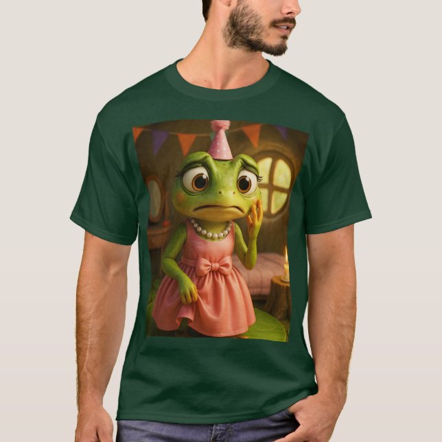 Camiseta Fantasy Cute Frog Girl Party (Anverso)