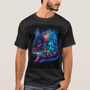 Camiseta Fantasy Cute Mouse Mushrooms Forest