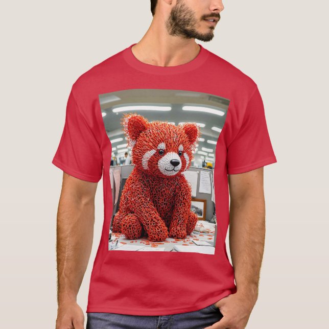 Camiseta Fantasy Cute Paper Clip Bear (Anverso)