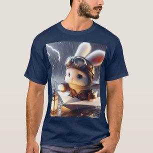 Camiseta Fantasy Cute Rabbit Post Lantern