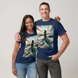 Camiseta Fantasy Cute Sea Wave Chica