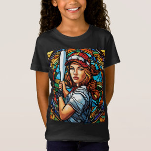 Camiseta Fantasy Cute Stained Glass Sofball