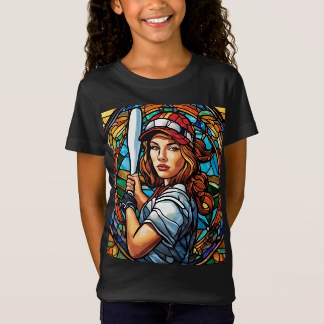 Camiseta Fantasy Cute Stained Glass Sofball (Anverso)