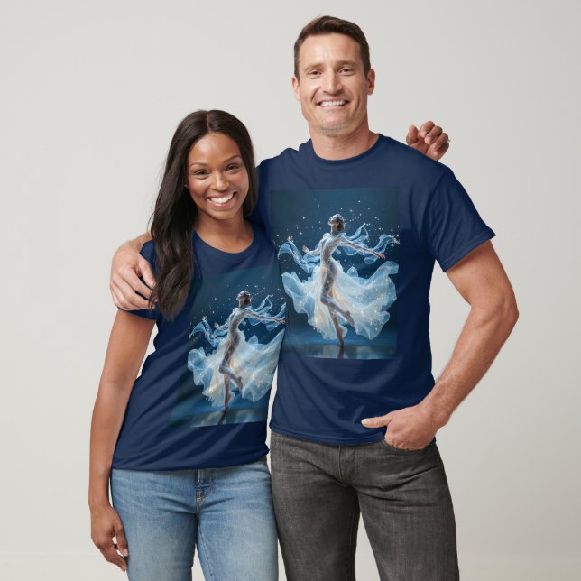 Camiseta Fantasy Cute Stars Lady Dancing (Unisexo)