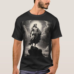 Camiseta Fantasy Cute Vivid Greek God Clouds