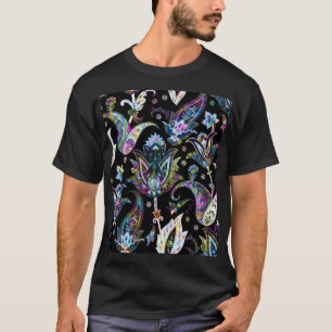 Camiseta Fantasy Floral Paisley: Ornamento sin foco