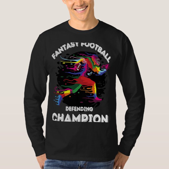 Camiseta Fantasy Football League ganadora FFL Defendiendo e (Anverso)