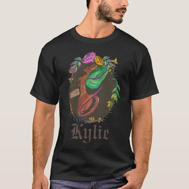 Camiseta Fantasy kale kangaroo - canguro lindo (Anverso)