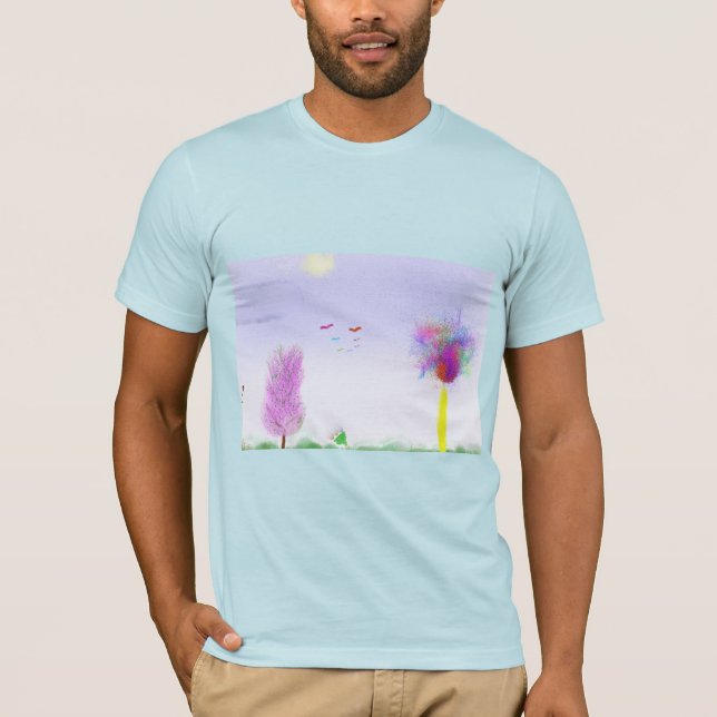 Camiseta Fantasy Landscape Escape  (Anverso)