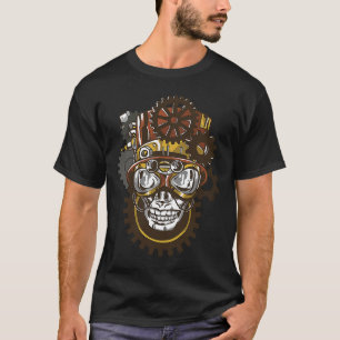 Camiseta Fantasy Steampunk Skull