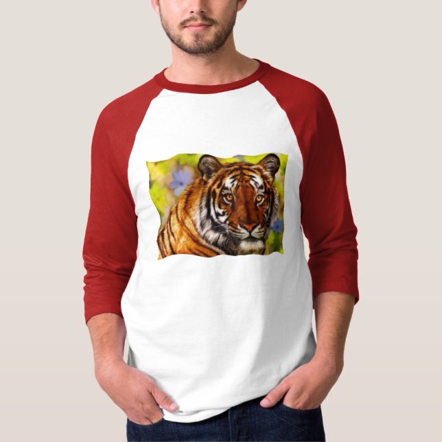 Camiseta Fantasy Tiger & Moon Wildlife (Anverso)