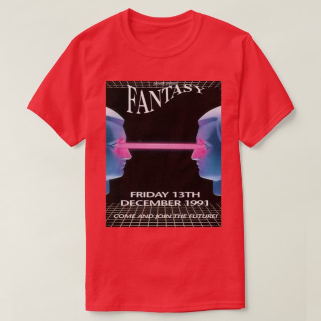 Camiseta Fantazia Rave Flyer (Diseño del anverso)