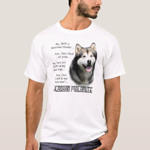 Camiseta FAQ del Malamute de Alaska