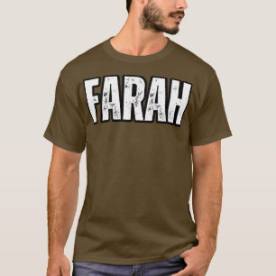 Camiseta Farah Name Gift Aniversario de la Fiesta de Cumple