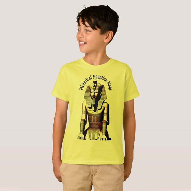 Camiseta Faraón de Egipto - Colección de la Majestad Antigu (Anverso completo)