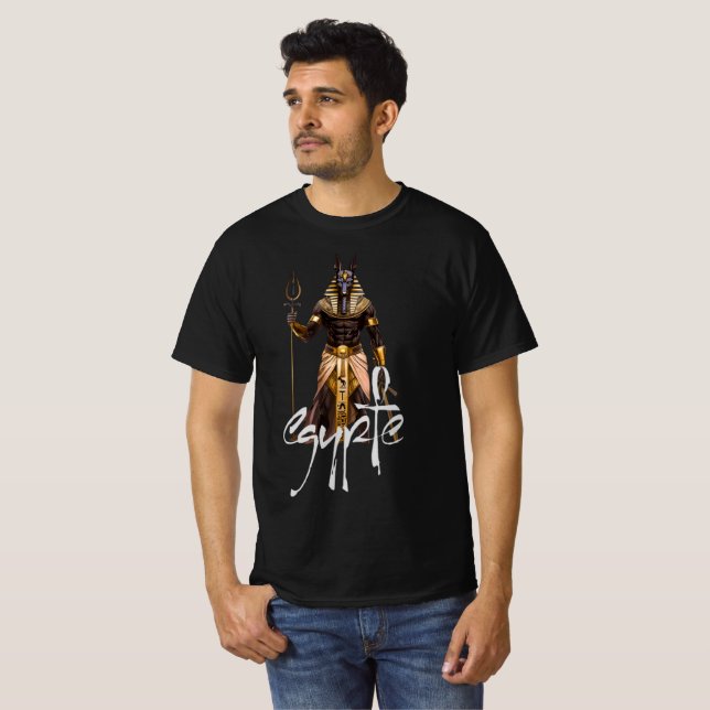 Camiseta Faraón de Egipto - Diseño de Poder y Orgullo (Anverso completo)