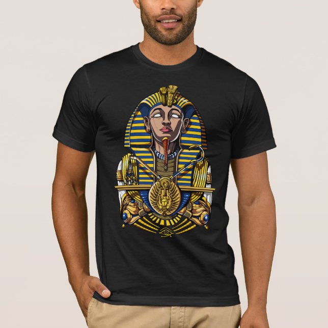 Camiseta Faraón egipcio Tutankhamun King Tut (Anverso)